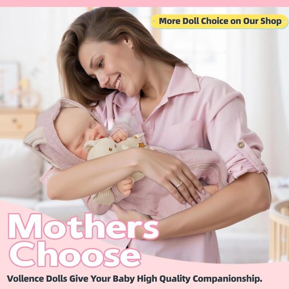 🆕17 Inch Realistic Reborn Baby Doll Silicone-Made & Lifelike Newborn Baby Girl - Picture 12 of 12